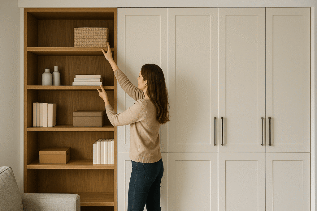 bespoke storage solutions fitted in a stylish Horsham home bespoke storage solutions